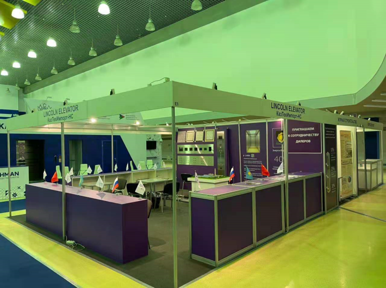 林肯电梯&КазТехИмпорт-НС亮相2021俄罗斯国际电梯展